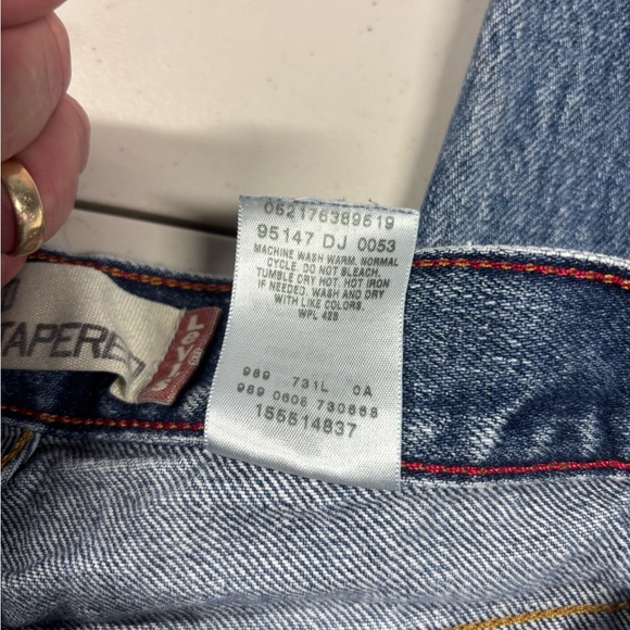 Vintage 90’s 550 Levi’s Relaxed Tapered jeans 8 medium - Picture 8 of 10